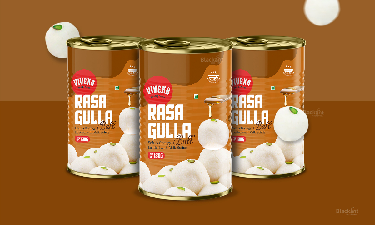 Gulab Jamun/Rasagulla Sweets Product Packaging Design